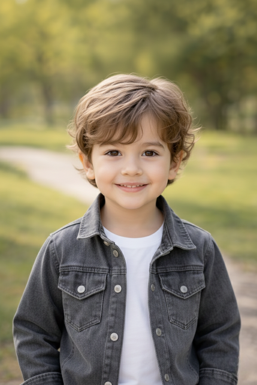 Kids Boys Grey Denim Jacket & Pant Set | Soft Washed Denim Fabric | Casual Party Wear Outfit | Comfortable Regular Fit | Age 0–5Years