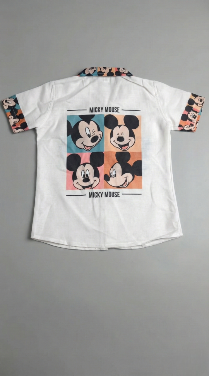 The 'Mini Mouse' Designer Shirt for Boys – Soft & Stylish